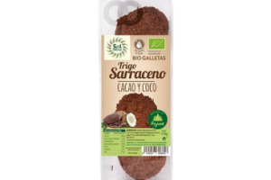 GALLETAS TRIGO SARRACENO CACAO Y COCO SOL